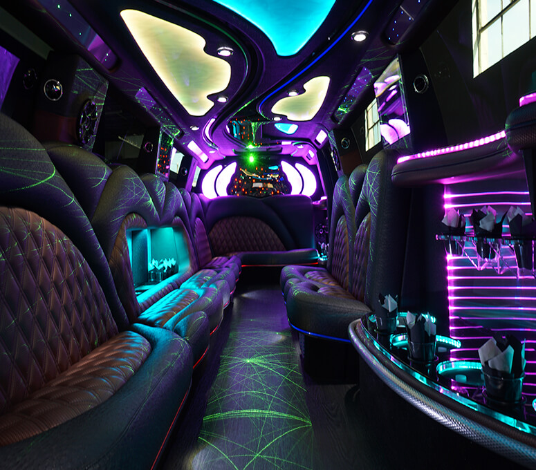 Luxury party buses