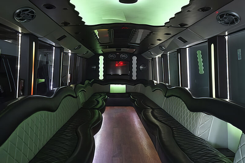 Santa Monica limo bus